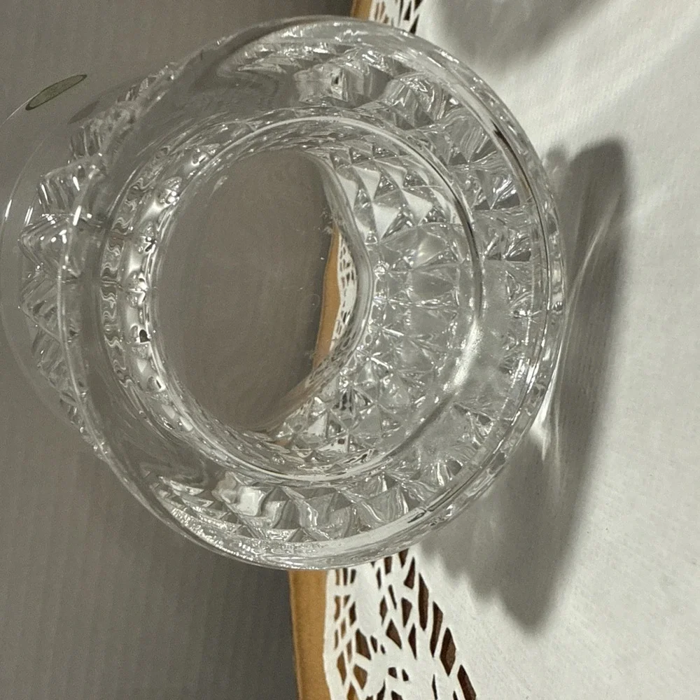 Bohemia 24% Lead Crystal Whisky Old Fashioned Tumblers Glasses Set of 2 Czech
